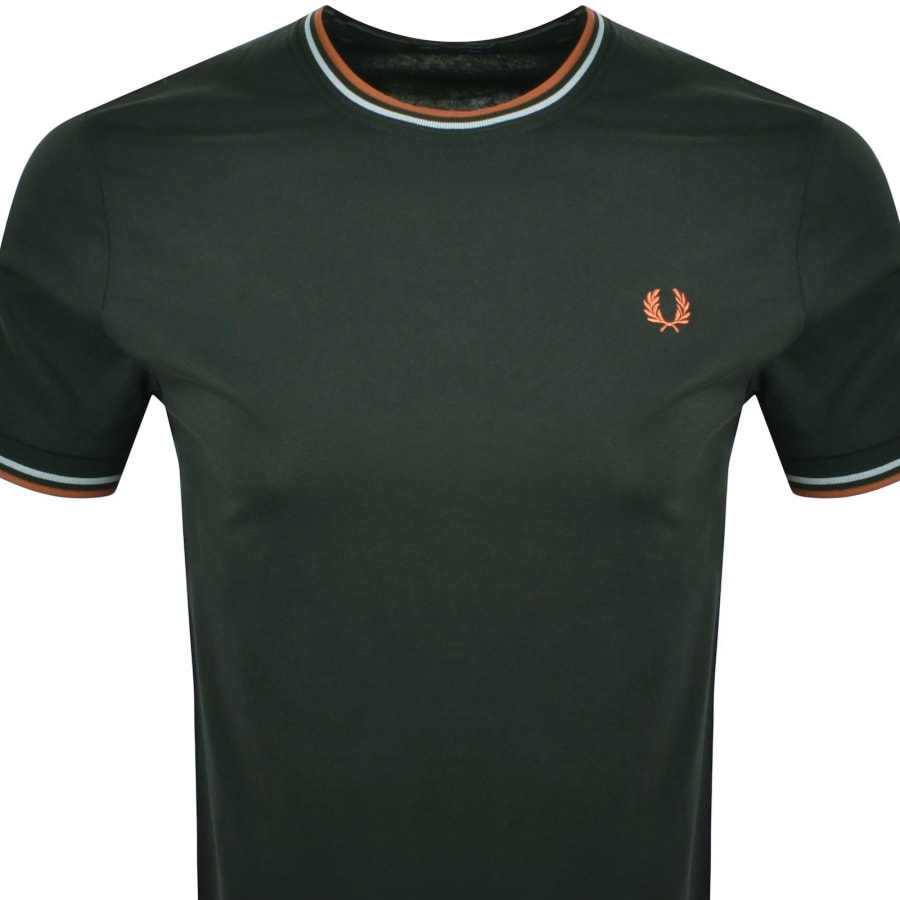 【激安アウトレット!】 Fred Perry Twin Tipped T Shirt Green | Mainline Menswear トップス